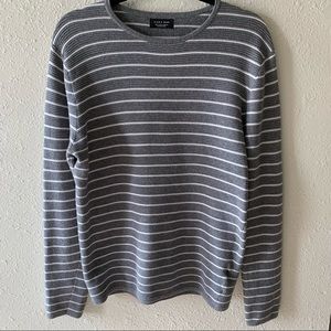 Zara Men| Gray Stripes Longsleeves